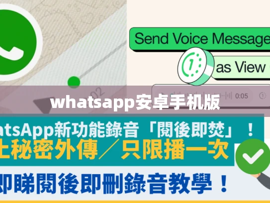 whatsapp安卓手机版