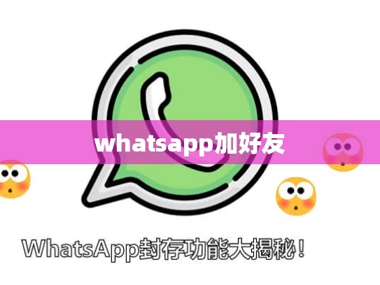 whatsapp加好友
