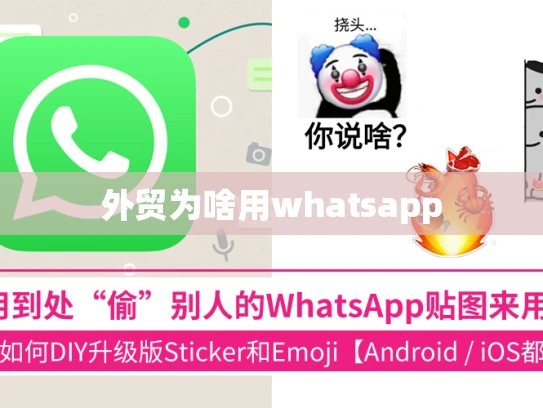 外贸为啥用whatsapp
