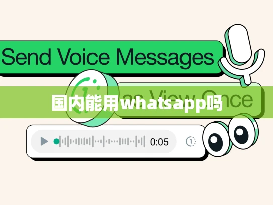 国内能用whatsapp吗