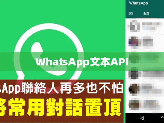 WhatsApp文本API WhatsApp文本API