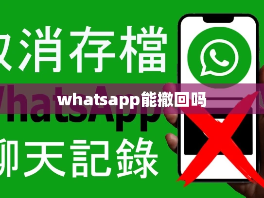 whatsapp能撤回吗