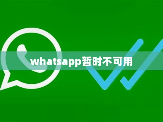 whatsapp暂时不可用