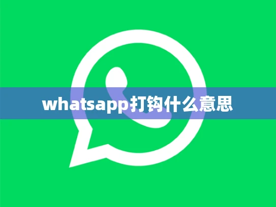whatsapp打钩什么意思 whatsapp打钩什么意思
