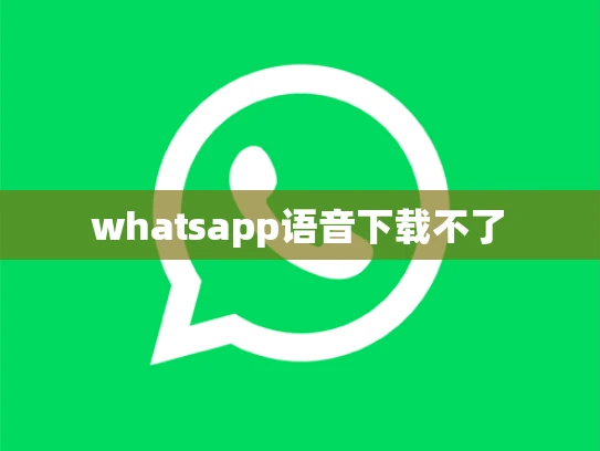 whatsapp语音下载不了 whatsapp语音下载不了