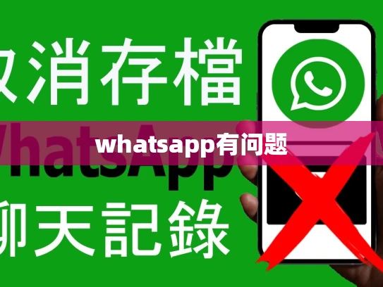 whatsapp有问题