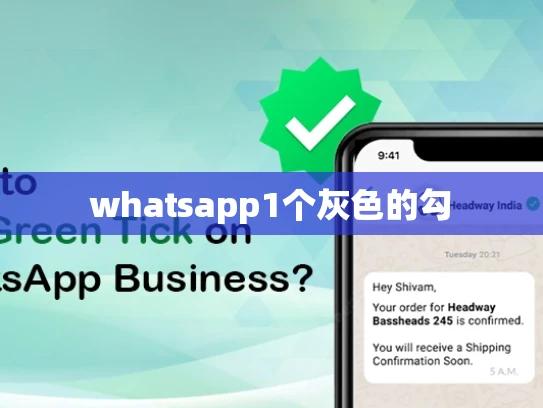 whatsapp1个灰色的勾